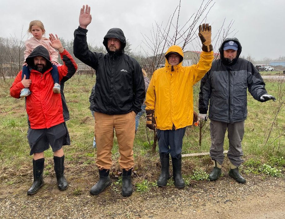 Berwick planning board at site walk subdivision meadow pond South